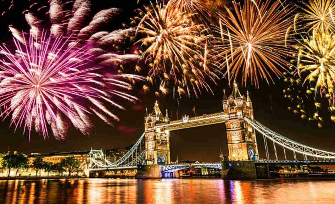 New Year Fireworks in London