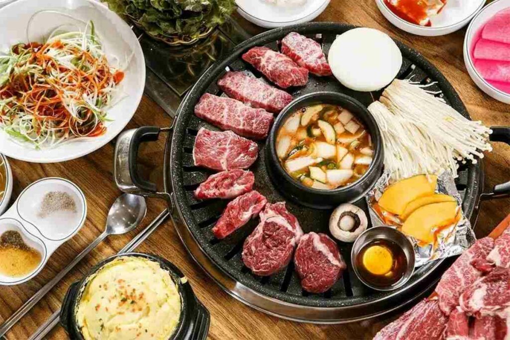 Korean BBQ in London