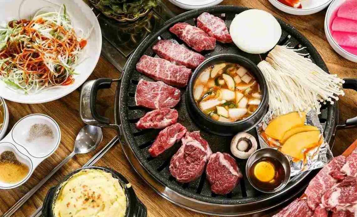 Korean BBQ in London