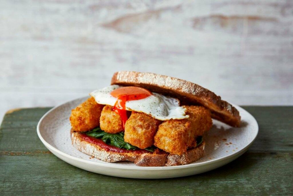 Posh Fish Finger Sandwiches