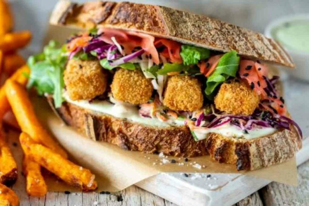 Posh Fish Finger Sandwiches