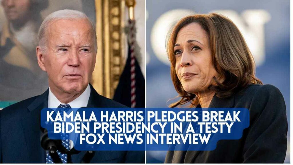 Kamala Harris Vows Break from Biden