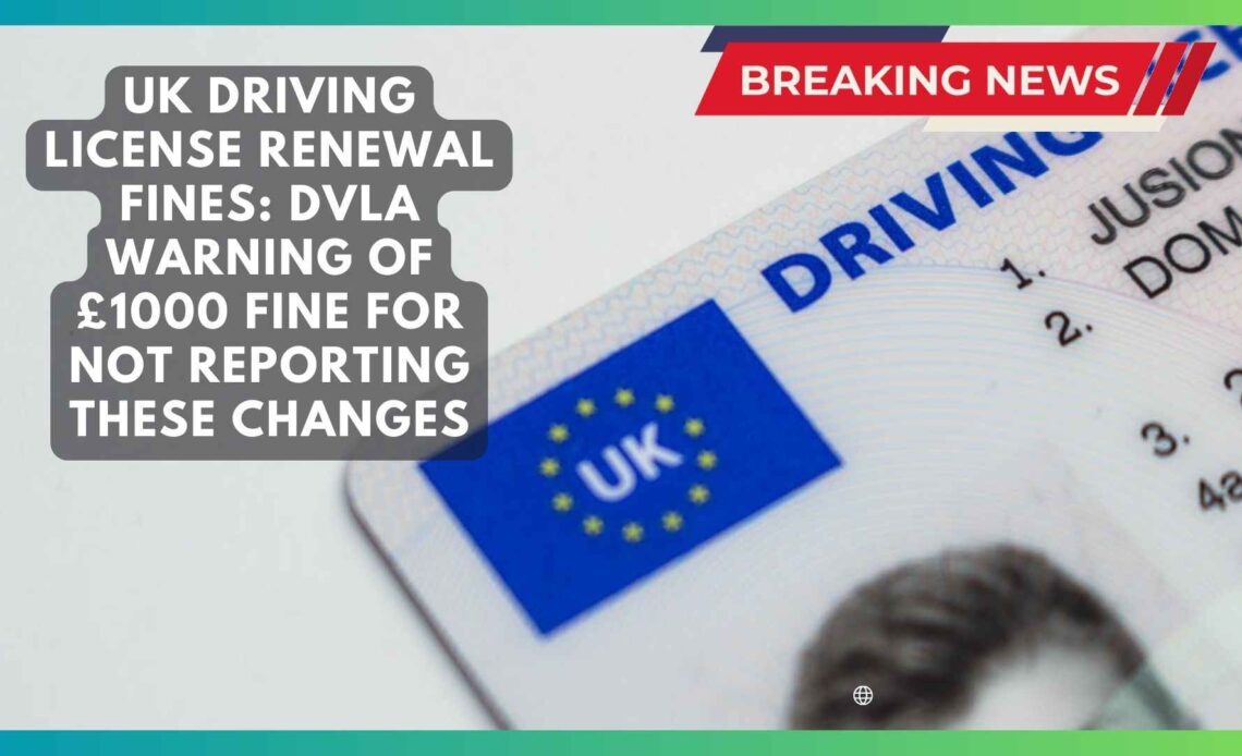 £1000 Fine for UK Driving License