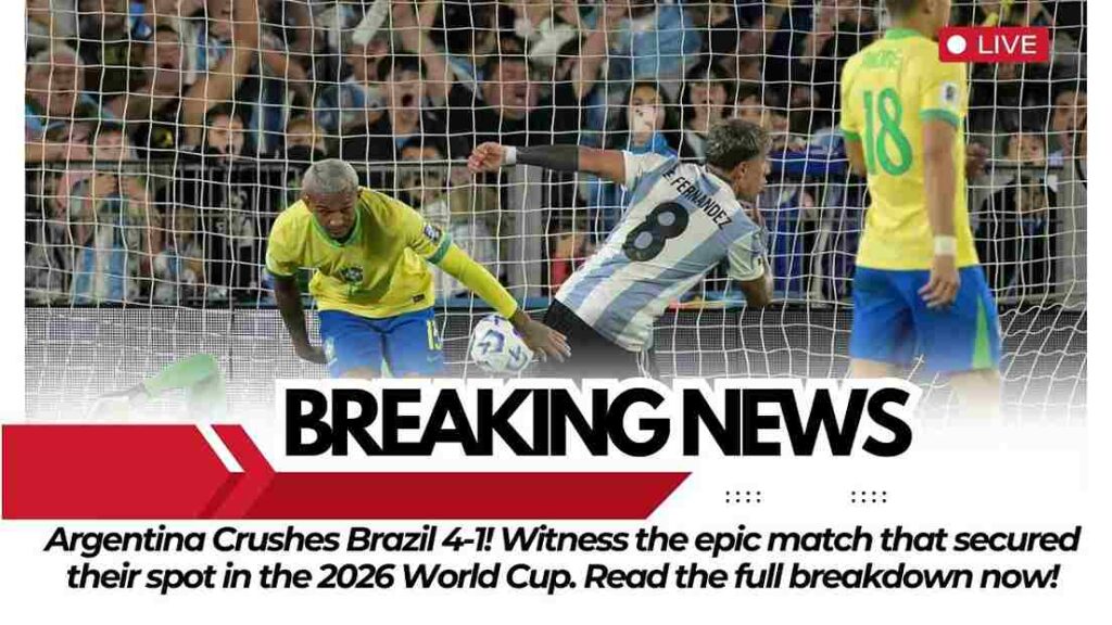 Argentina Crushes Brazil 4-1