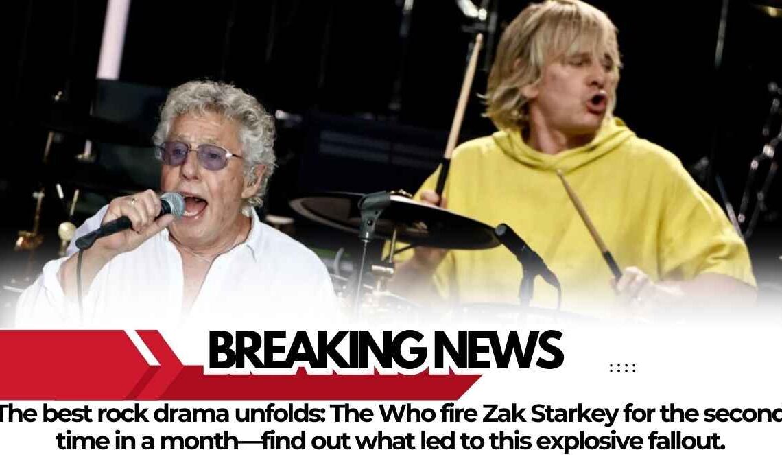 The Who Fire Zak Starkey