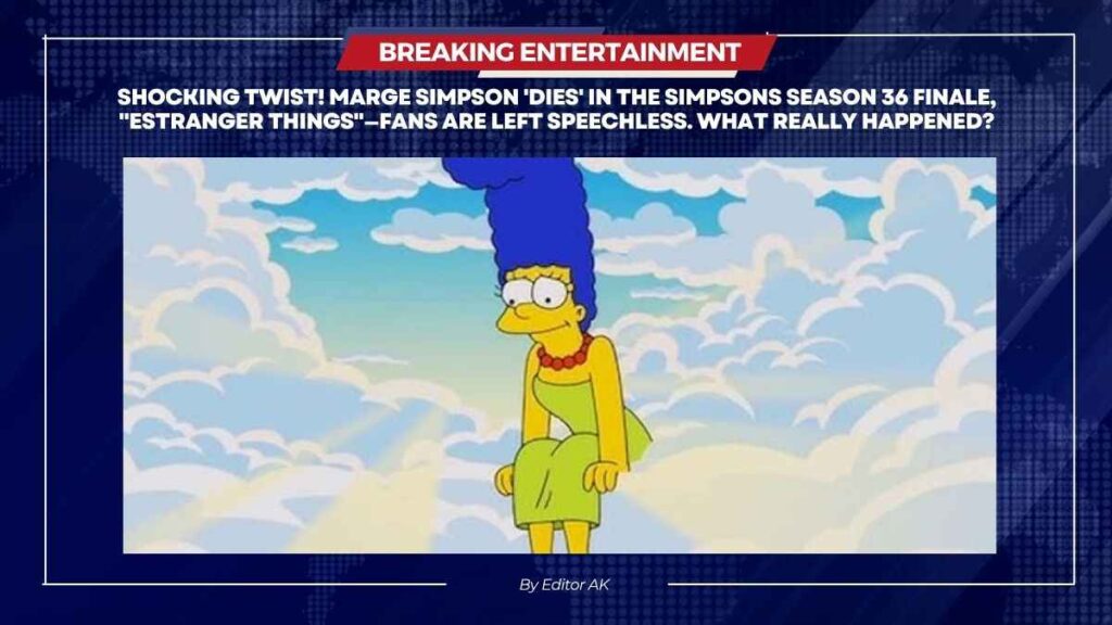 Marge Simpson 'Dies'