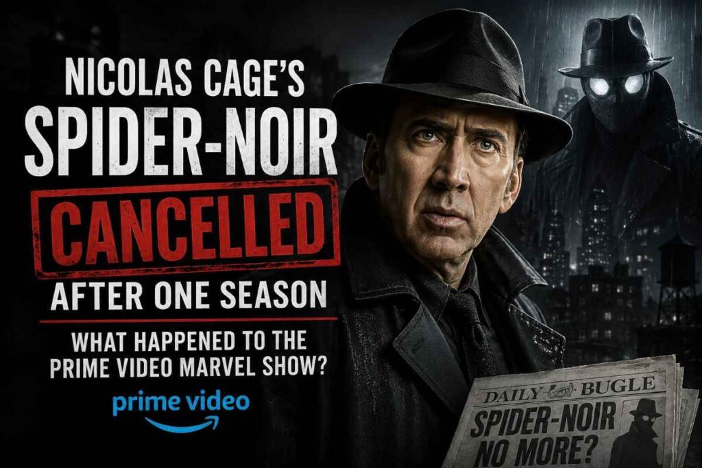 Spider-Noir Cancelled