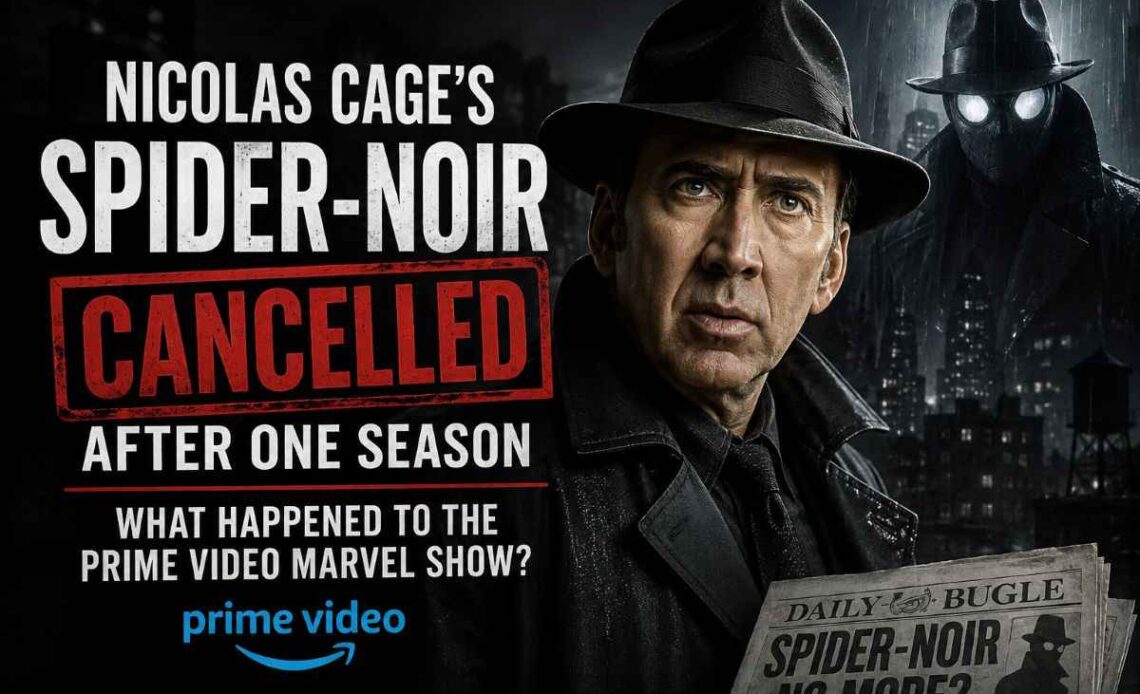 Spider-Noir Cancelled