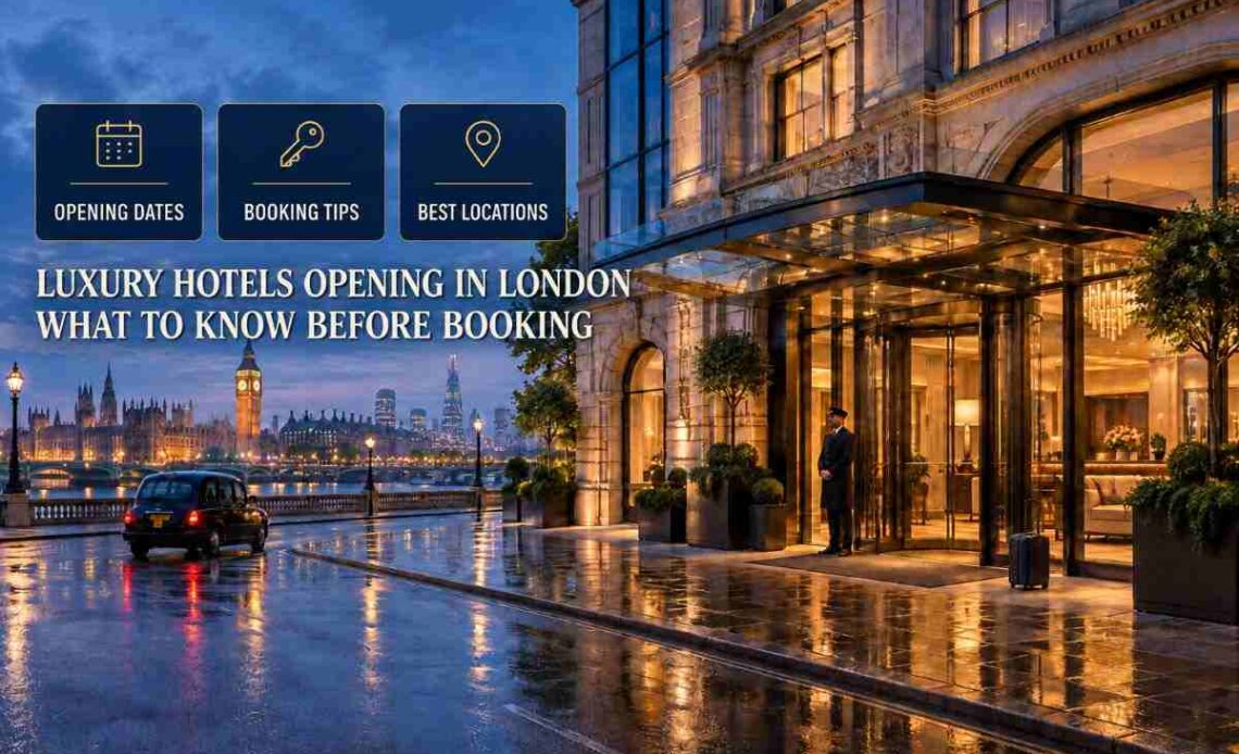 Luxury Hotels Opening in London